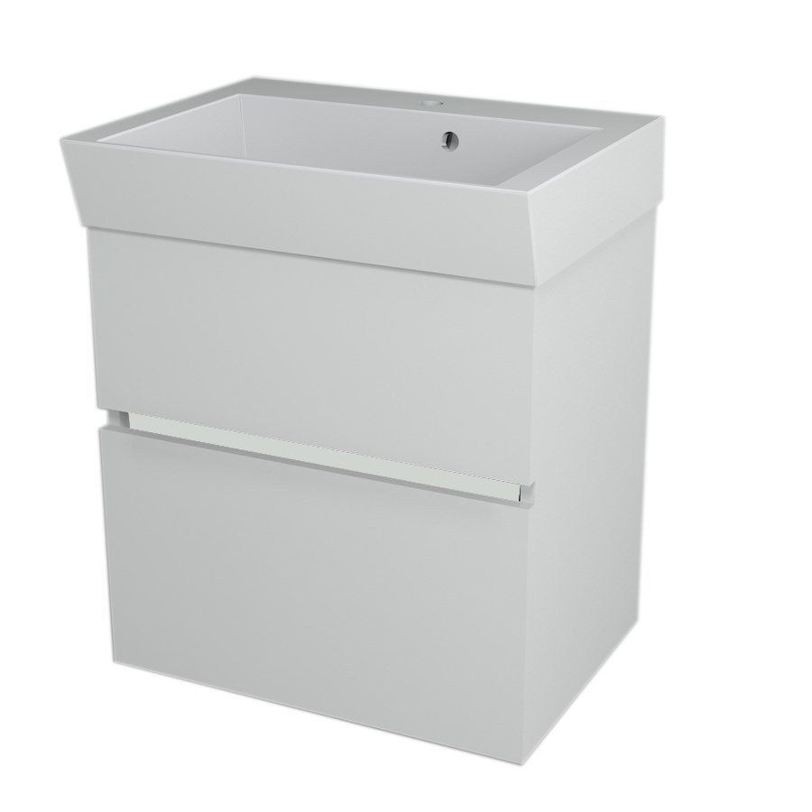 Sapho Largo Badkamermeubel - marmer/MDF - 41x59x60 cm - wit