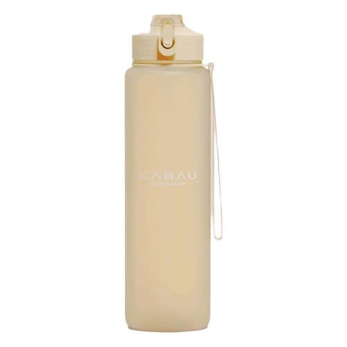 Cabau Lifestyle drinkfles Bloom geel