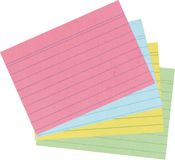 Herlitz Systeemkaarten A7 gelijnd kleuren geassorteerd 100 stuks