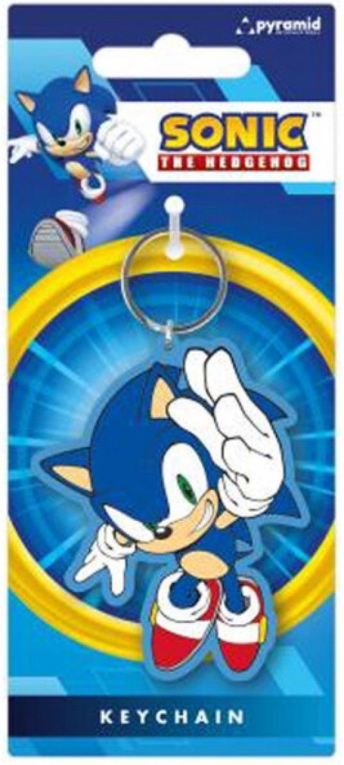 Sonic the Hedgehog Rubber Keychain - Reach Up