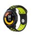 Strap-it sport band - zwart/geel - Geschikt voor Xiaomi Watch S1