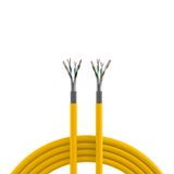 EFB Elektronik Draka UC2000/UCFUTURE COMPACT22 Cat.8.2 S/FTP H AWG 22 geel, 1000 m