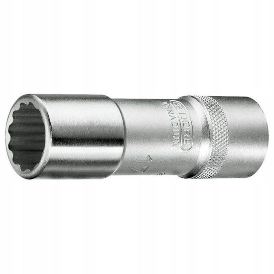 Gedore D 19 L 1/2AF Lange Tap 1/2" UD 1/2 Chroom-Vanadium