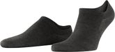 FALKE ClimaWool onzichtbaar effen wol lyocell footies heren grijs - maat 39-40