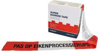 Berdal Foliefol VPM80500-0030 Afzetlint - 80mm x 500m - Rood/Wit