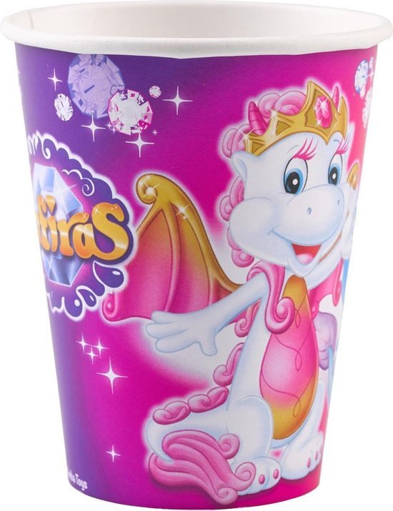 Simba-Dickie Simba Feestbekers Safiras 250 Ml 8 Stuks Paars/roze