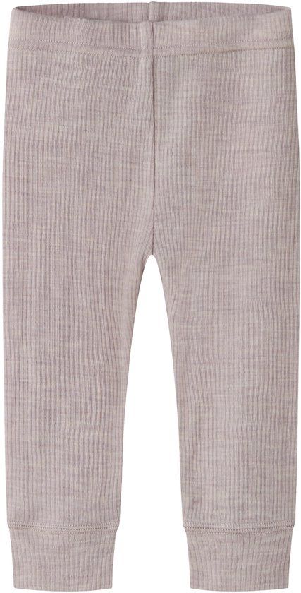 NAME IT NBNWAX WOOL RIB LEGGING NOOS Baby Leggings Violet Ice 100% Merino Wool Striped Unisex 50