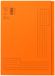 Quantore Vouwmap A4 Ongelijke Zijde 320gr Oranje | 10 stuks
