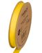 Halbach Seidenbänder Premium ripslint, breedte: 13 mm lengte: 25 m, duurzaam cadeaulint van gerecycled polyester, ideaal als lint, kleur: geel