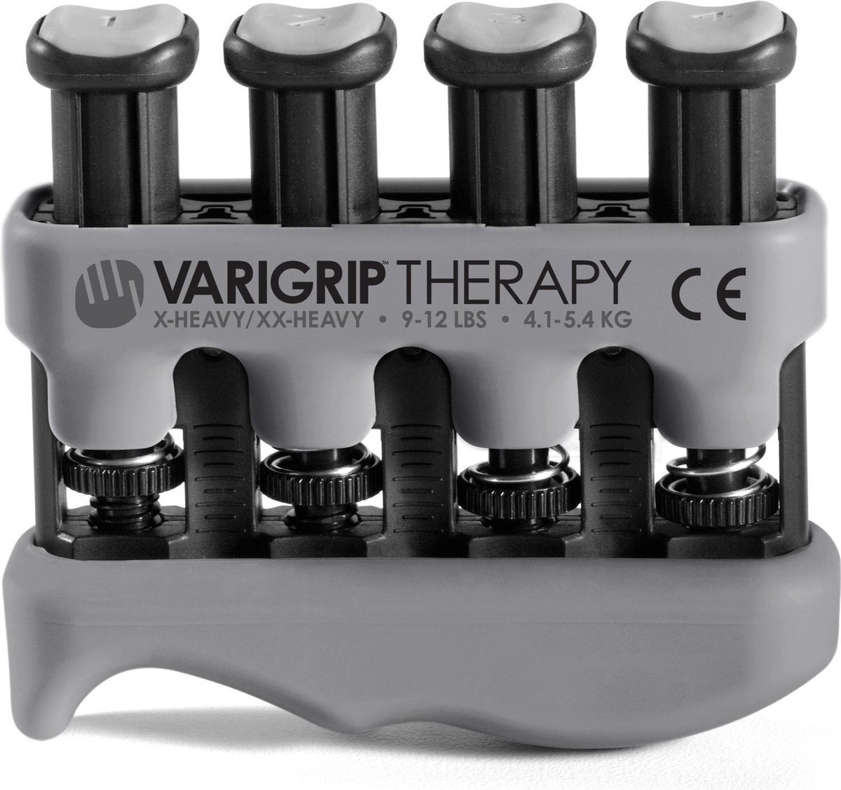 Varigrip Vingertrainer Therapy - Extra Zwaar | Zwart | Handtrainer