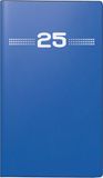 rido/idé Zakagenda model miniplanner d 15 (2025), 2 pagina's = 1 maand, A6, kunststof omslag, blauw