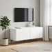 Maison Exclusive - Meuble TV blanc en panneaux de particules