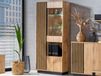 LAVIDA Colonne LAVIDA 3 portes chêne artisan avec led
