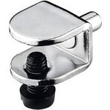 Häfele H3135 Supports pour étagère en verre Ø 5 mm pour épaisseur de verre 9 mm