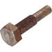 Vis Métaux Tête Hexagonale Th M10x45 Classe 6.8 Acier Brut Plate 8/20-10 Pièces