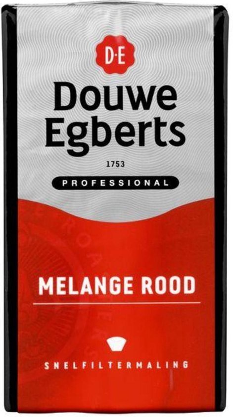 Douwe Egberts Koffie snelfiltermaling Roodmerk 500gr