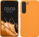kwmobile telefoonhoesje geschikt voor Samsung Galaxy S23 - Back cover in fruitig oranje