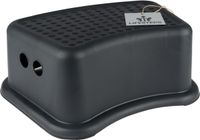 LIFESTEPS Opstapje- WC Kinderhulp- Toilettrainer- Anti-Slip Opstapje Krukje- Keuken Kruk- Badkamer opstapje- Kind - Kinderen- Antraciet- Zwart