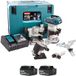 Makita - Défonceuse 18v 5ah Drt50rtjx2 Avec 2 Batteries Et Chargeur