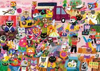 Magnolia Puzzle Cat Crowd - Puzzle 1000 pièces