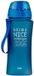 Edco Eindhoven Bv Bidon de sport - Being Nice makes you cool - bleu - plastique - 650 ml - bouteille d'eau - gourde