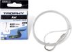 Zebco Trophy Eel Hook-to-Nylon 70cm (8 pcs) Hook Silver - Maat : 1/0