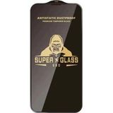 Techsuit Screen Protector for Apple iPhone 18 Pro, Tempered Glass, Full Glue, Black