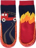 Playshoes uniseks-kind Hüttenschuhe FeuerwehrPantoffels