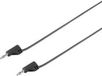 Voltcraft MSB-200 Meetsnoer Banaanstekker 2 mm Banaanstekker 2 mm 0.90 m Zwart 1 stuk(s)