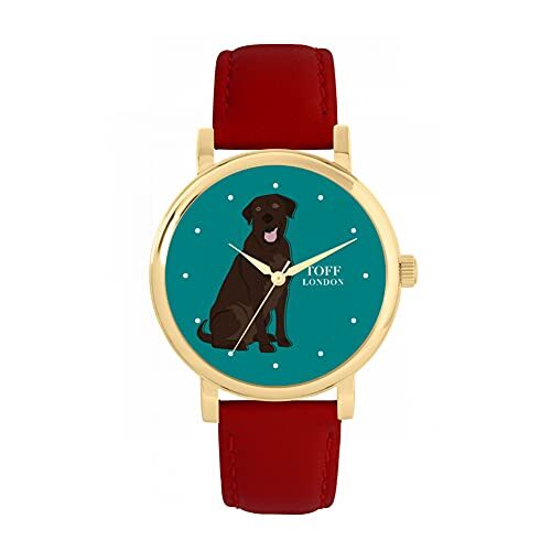 Toff London Bruin Labrador Retriever Hondenhorloge