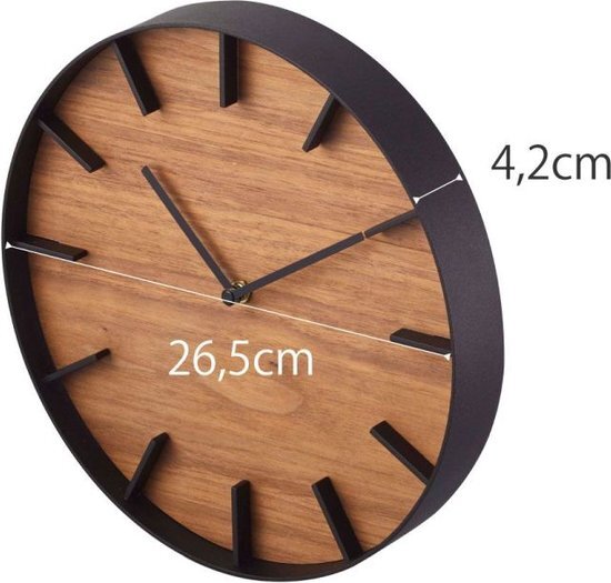 Yamazaki 4108 horloge, staal, bruin