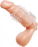 Size Matters Transparante penis sleeve met textuur
