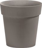 NICOLI Bloempot Buiten Rond Arke 22cm TAUPE
