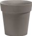NICOLI Bloempot Buiten Rond Arke 22cm TAUPE