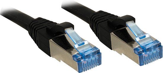 LINDY Cat.6A S/FTP Netwerkkabel - 3m - Zwart