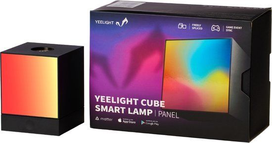 Yeelight Smart Cube-Paneel Voor Gaming En Streaming Met Een Basis Voor Lichteffecten