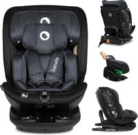 Lionelo Bastiaan RWF i-Size Autostoel - 0-36kg - Zwart/Grijs - ISOFIX