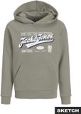 Jack & Jones Logo Sweat 2 Col Hoodie Junior - Maat 176