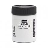 Pébéo - Acrylverf Fine Studio acrylverf zwart - Mars zwart - 500 ml