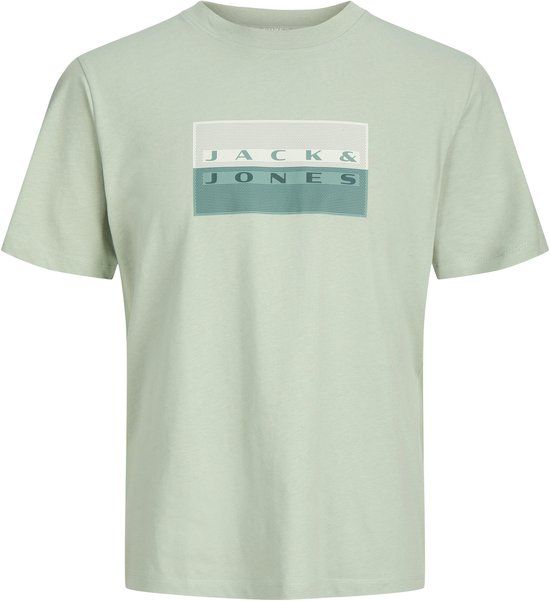 JACK&JONES JCOFUSION DOTS PRINT TEE SS CN SN JNR Jongens T-shirt Maat 128
