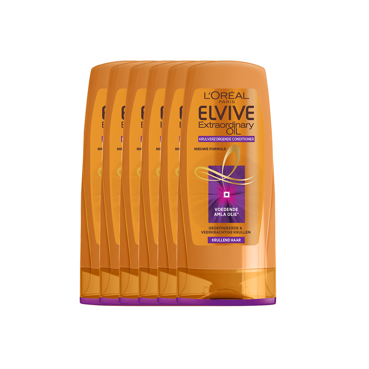 L'Oréal Elvive Extraordinary Oil Krulverzorging - 6x 200ml - Conditioner