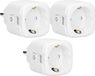 Alecto SMART-PLUG20 TRIPLE - Smart Wifi Tussenstekker met Energiemeter - 16A 3680W - 3 stuks