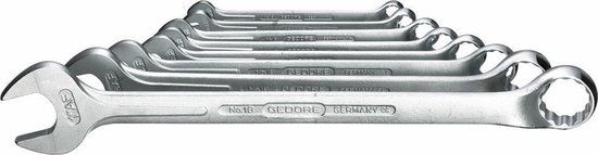 Gedore 6013300 Ring-steeksleutelset - 8-delig - Inch