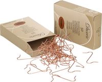 Decoris Kerstbalhaakjes - 300 stuks - Koper - Metaal