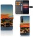 B2Ctelecom Sony Xperia 1 II Telefoonhoesje met Pasjes Olifanten
