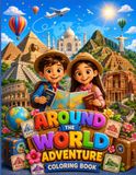 Around The World Adventure: Coloring Book