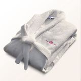 LE HOME PASSION Badjas - BADTIJD - Maat L - 100% Katoen 500 g/m² - Zacht, Absorberend, Unisex - Ecru