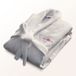 LE HOME PASSION Badjas - BADTIJD - Maat L - 100% Katoen 500 g/m² - Zacht, Absorberend, Unisex - Ecru