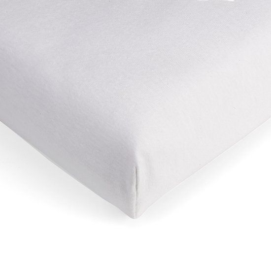 Colorfull Home Collection Mingle Moose Jersey Hoeslaken Wieg 40x80-90cm Wit