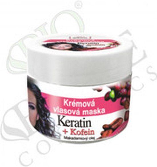 Bione Cosmetics - Cream Hair Mask Keratin + Caffeine 260 Ml